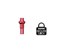 Sapim Alu Polyax 16 double square red secure lock