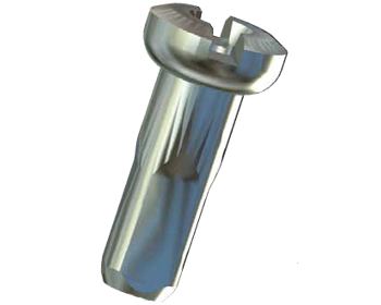 Sapim nipl mosazný Polyax 12mm stříbrný