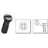 Sapim nipl Alu Polyax 14mm černý secure lock