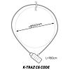 Zefal zámek C6 code new spirálový 1800/12mm kódový